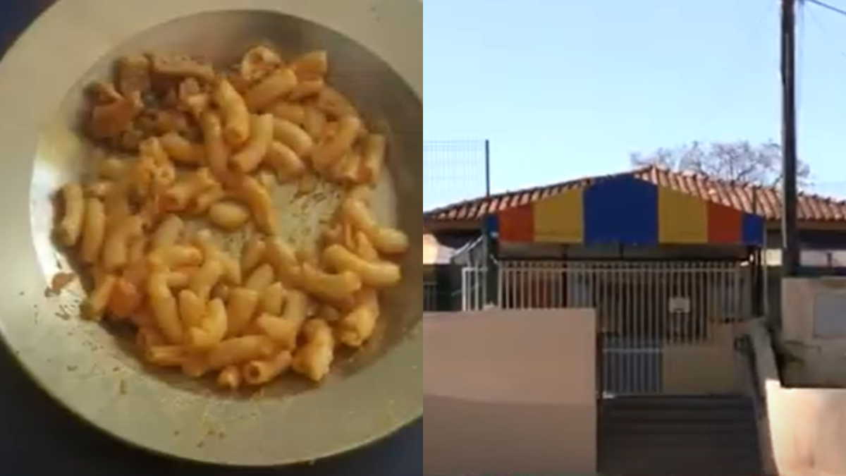 suposta refeição de cardápio de merenda em escolas de londrina