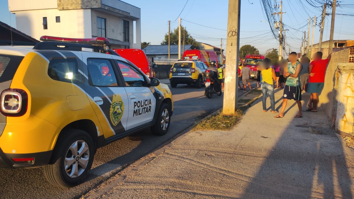 Briga entre vizinhos com esfaqueados no bairro Vargem Grande, em Pinhais