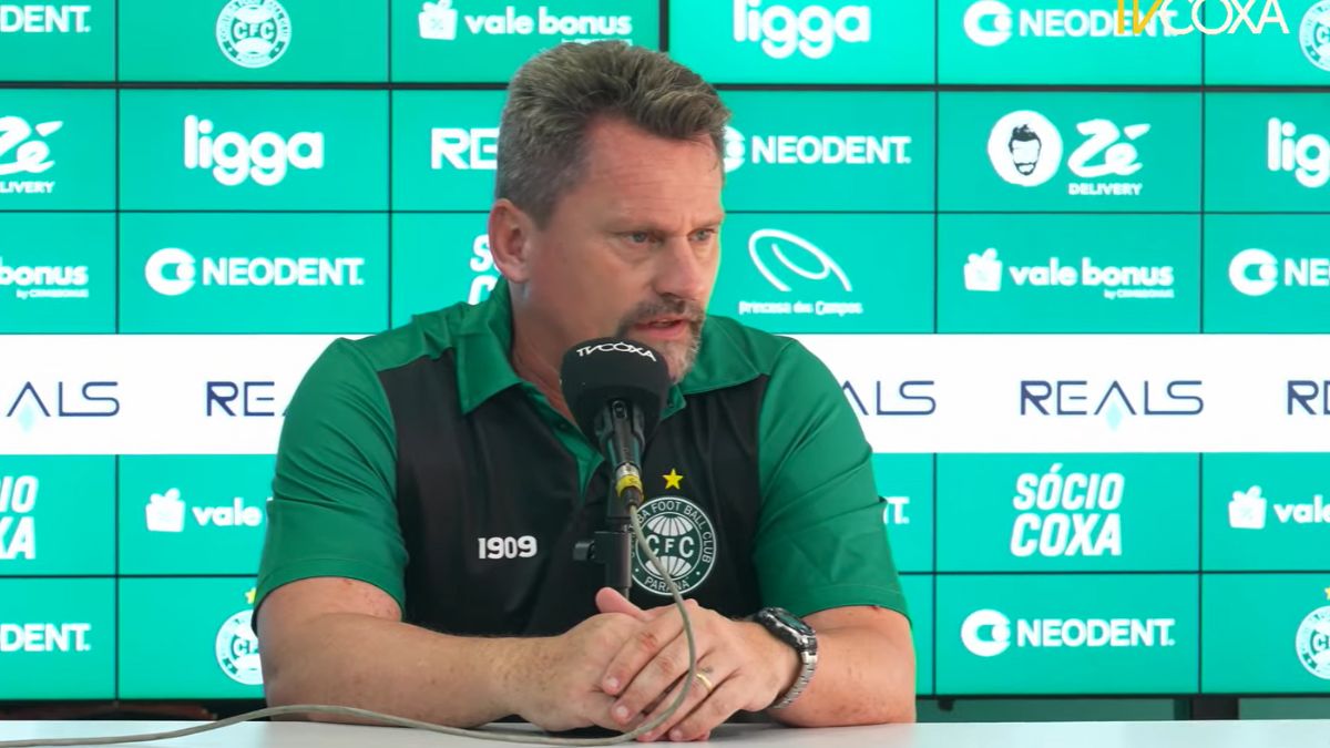 Técnico do Coritiba, Fábio Matias é apresentado