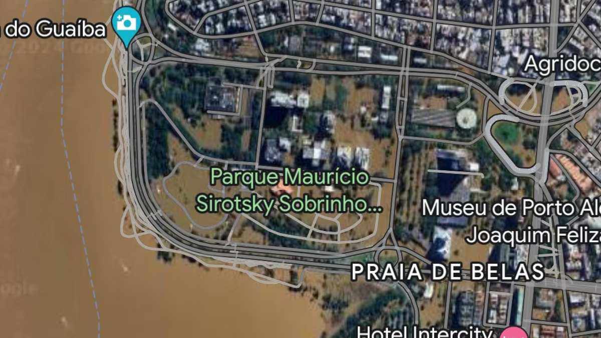 Enchente em Porto Alegre pode ser vista no Google Maps após atualização