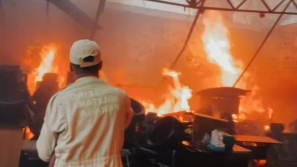homem sofre queimaduras após explosão de churrasqueira