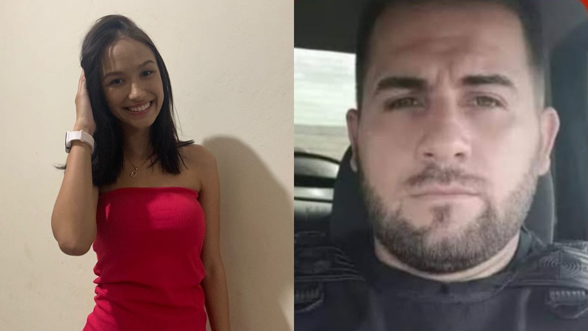 Polícia divulgou a foto do suspeito do desaparecimento da jovem no PR