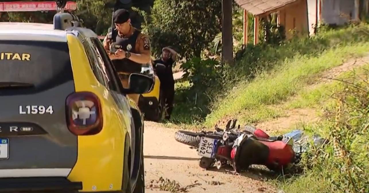 Motociclista é morto a tiros após levar filha para escola, em Almirante Tamandaré