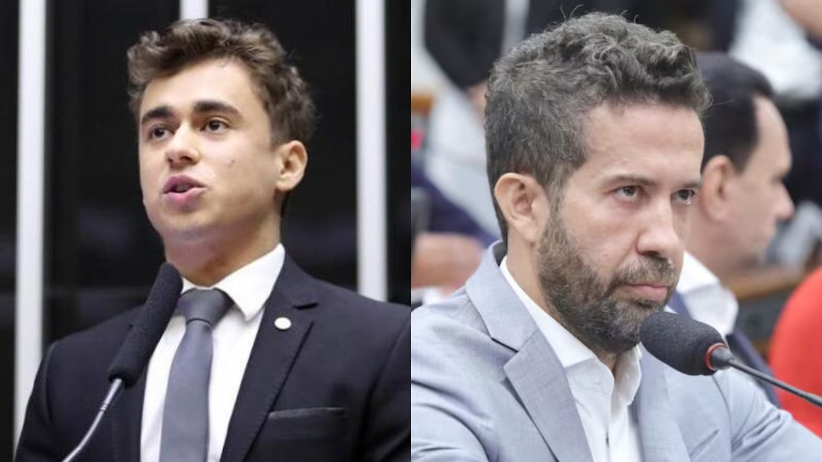 Nikolas Ferreira e André Janones trocaram insultos 