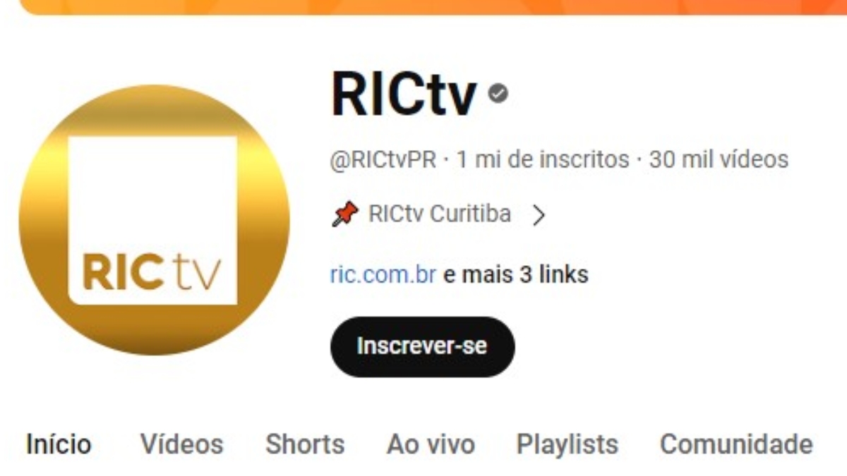 RICtv atinge marca de um milhão de seguidores no Youtube