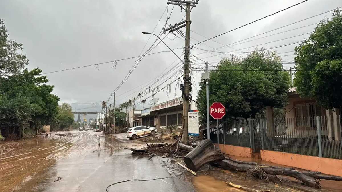 O Rio Grande do Sul vem sofrendo com fortes chuvas desde abril