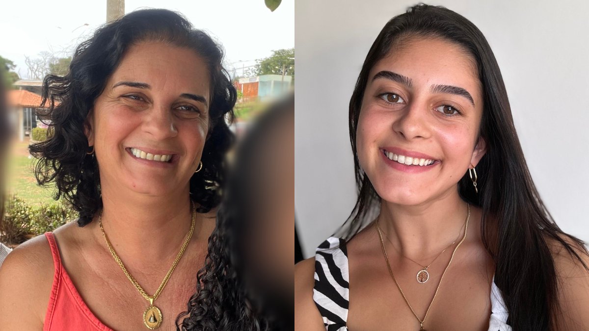 Rosana e Sofia estavam em restaurante quando caminhonete causou acidente 