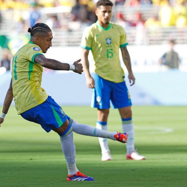 Dorival Junior com a Seleção Brasileira na Copa América