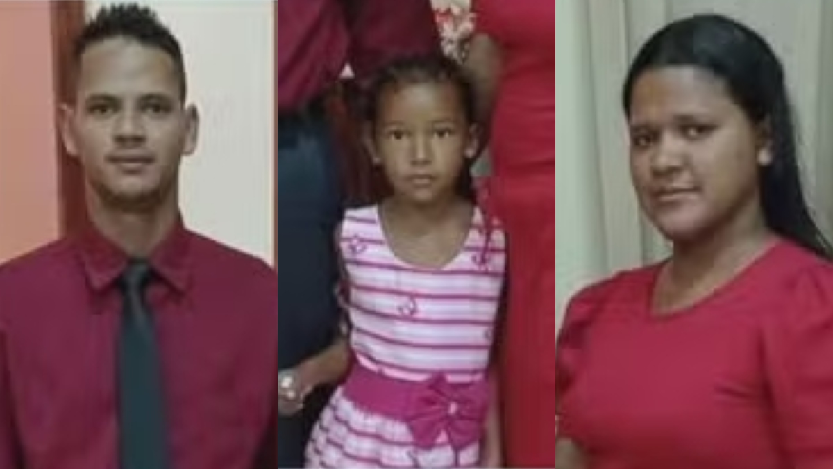 Casal e filha de 7 anos morrem em grave acidente ao voltar de igreja