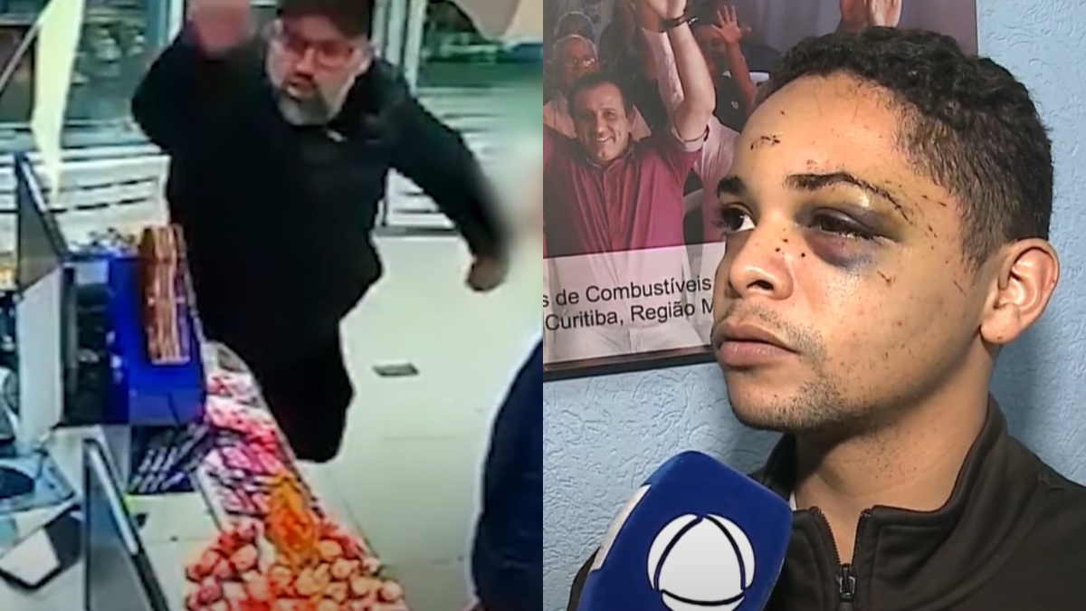 Funcionário de loja de conveniência, Eraldo Bartolomeu da Silva, foi agredido com uma garrafada no início de julho