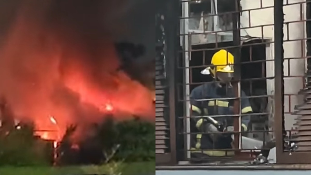 Cerca de 10 horas após incêndio, Corpo de Bombeiros precisou voltar ao local 