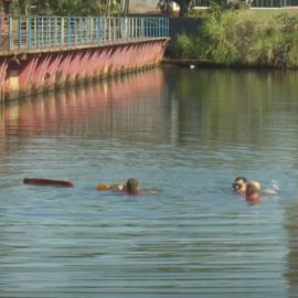 Homem morre afogado após entrar para tomar banho no lago Igapó, em Londrina