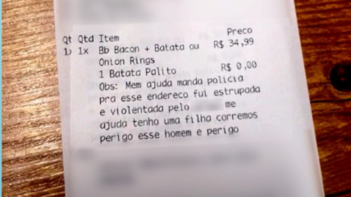 Mulher usa aplicativo de lanche para denunciar abuso sexual: “Fui violentada”
