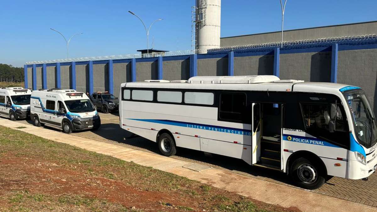 Nova penitenciária de Piraquara recebe mais de 180 detentos da Cadeia Pública