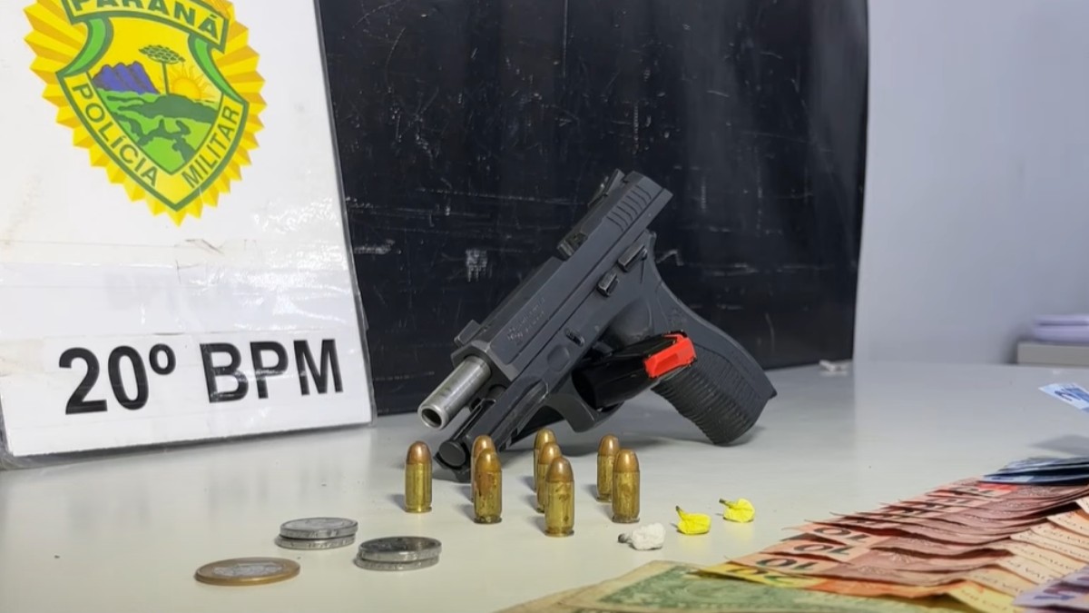 Pistola foi encontrada no carro de aplicativo e empresário confessou que era o responsável