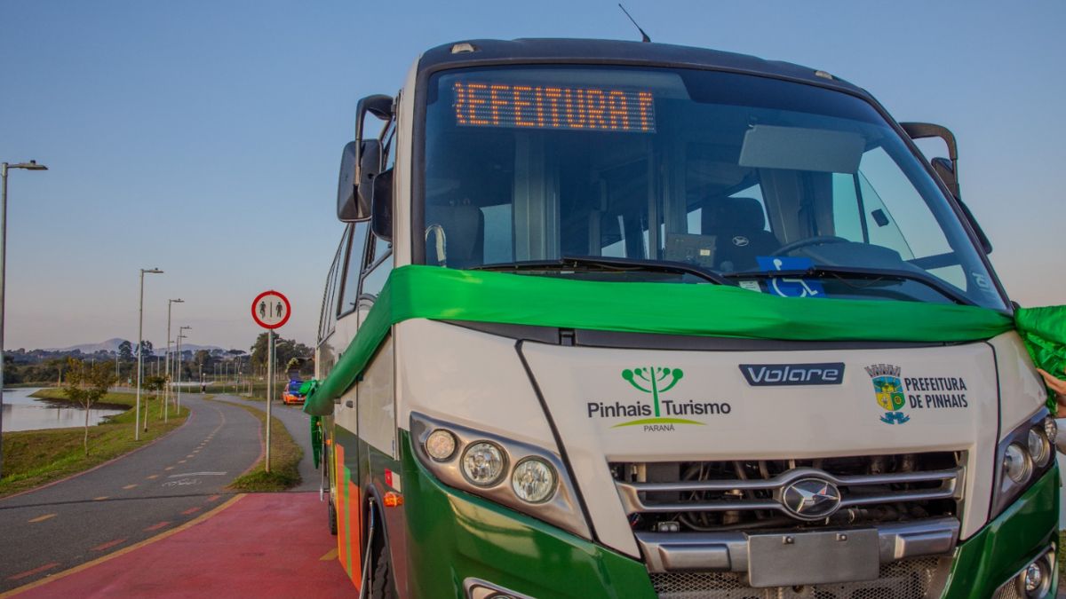 Pinhais ganha Linha Turismo e lunetas no Parque das Águas