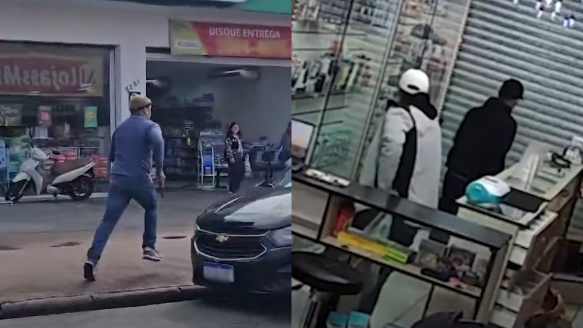 Policial aposentado persegue suspeitos de assalto em Curitiba; vídeo