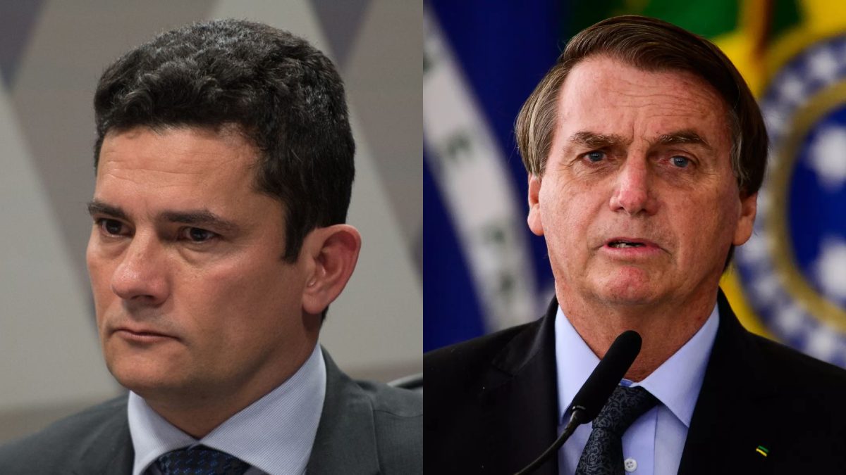 Sergio Moro e Jair Bolsonaro 