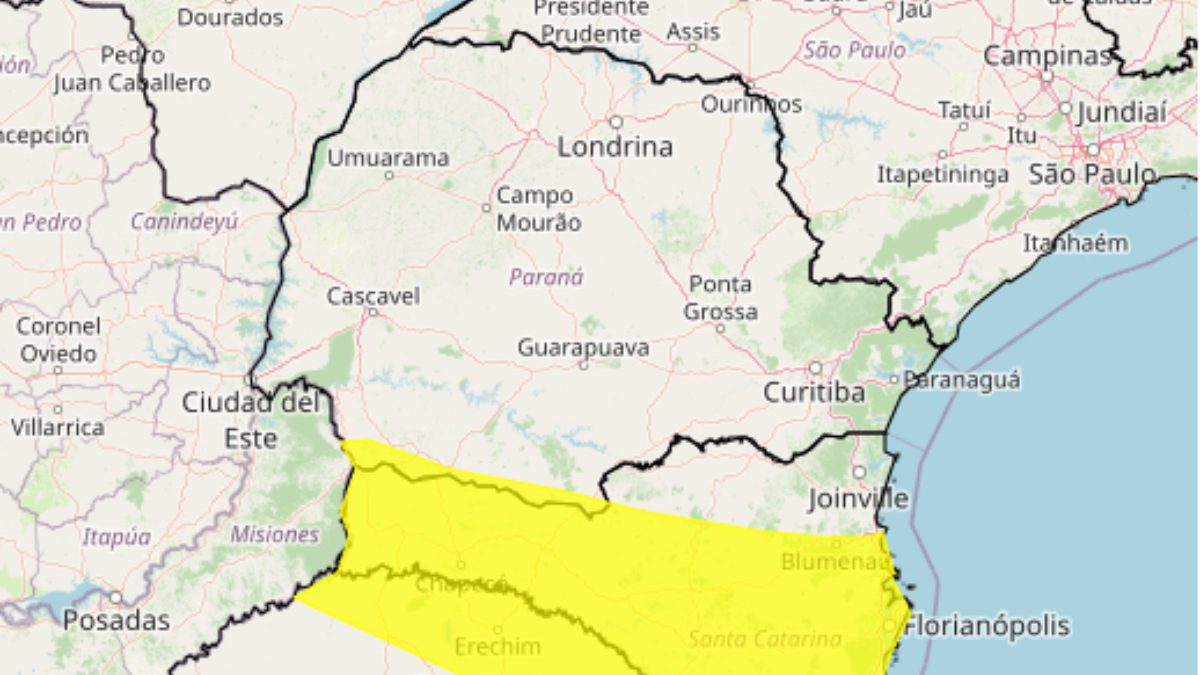 Temporal atinge o Paraná com rajadas de vento de 60 km/h; veja onde