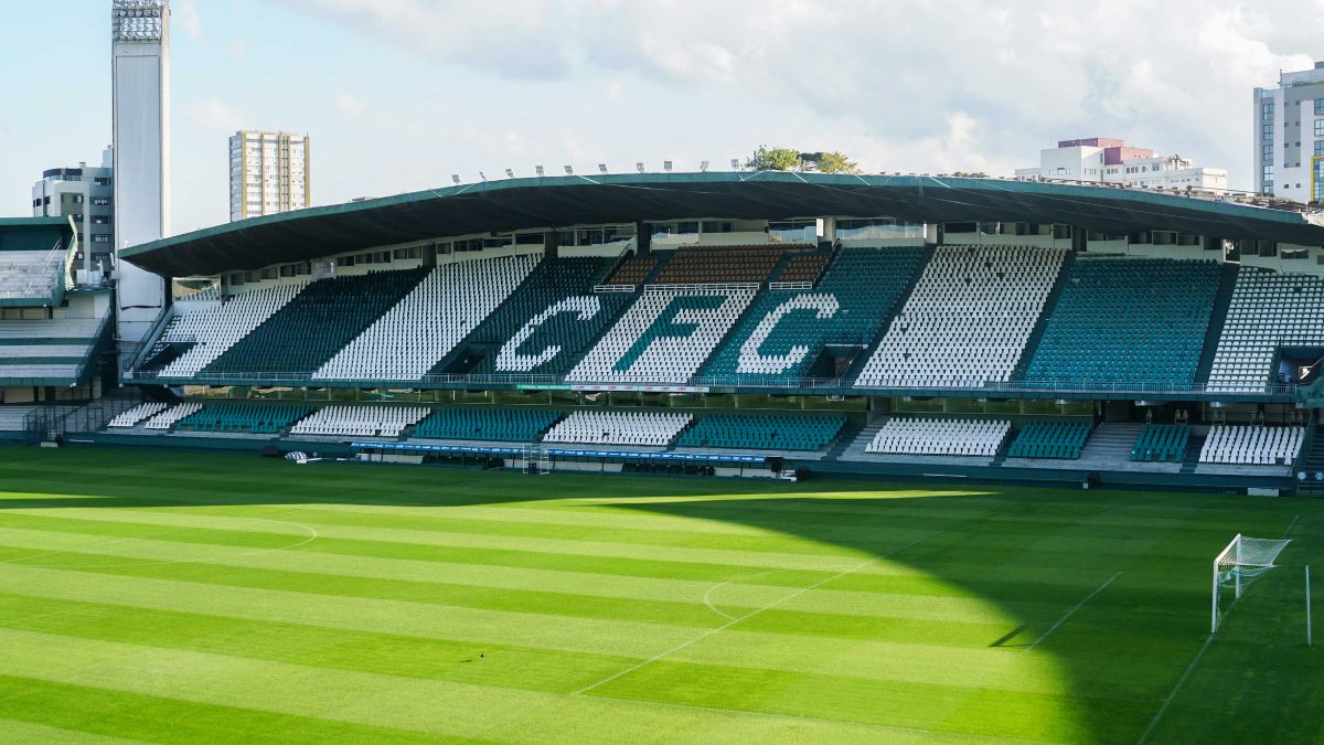 Couto Pereira, estádio do Coritiba, vai receber a Seleção Brasileira