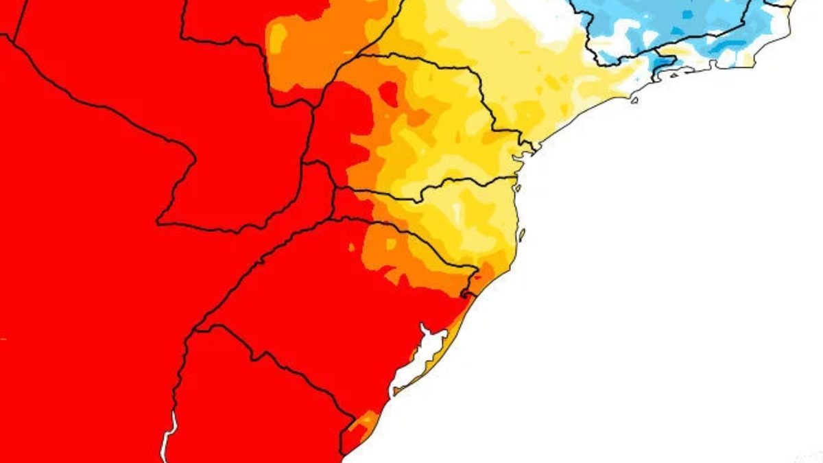 Frente fria se afasta e temperaturas sobem no Paraná com ventos e risco de chuva
