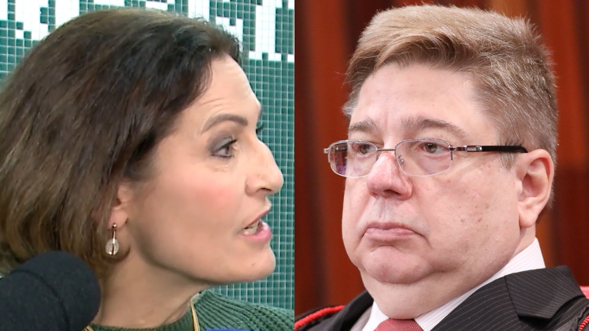 Cristina Graeml depende do ministro Raul Araújo para sair como candidata à prefeitura de Curitiba (Foto: RICtv e divulgação/TSE)