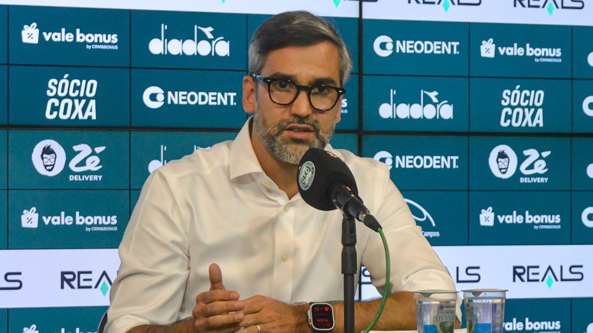 Novo CEO do Coritiba, Gabriel Lima dá primeira coletiva