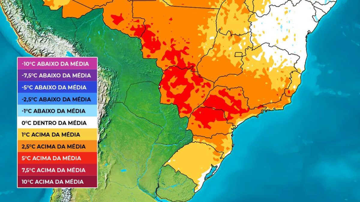 Brasil enfrenta forte onda de calor; veja como afeta o Paraná 
