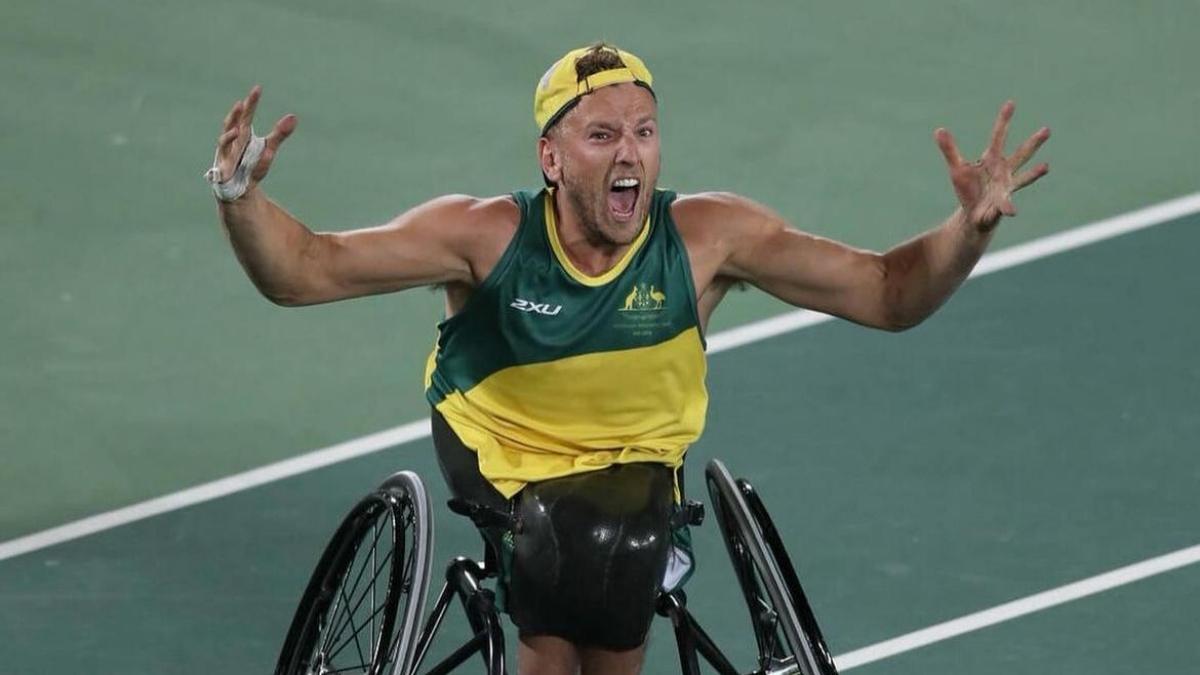 Tenista paralímpico Dylan Alcott