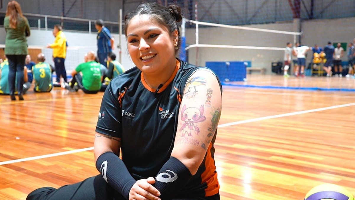 Edwarda Oliveira, paratleta de Voleibol sentado