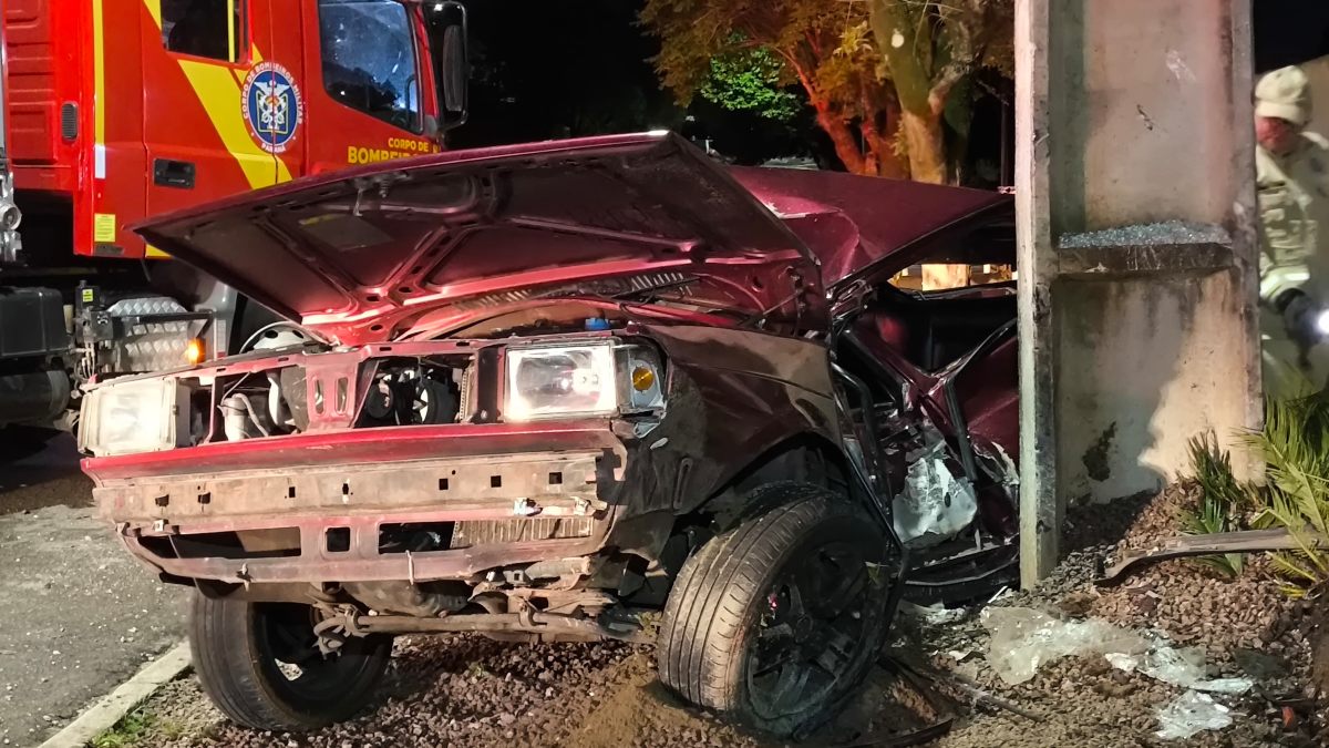 Jovem estudante perdeu o controle no momento em que tentava fugir da PMPR 