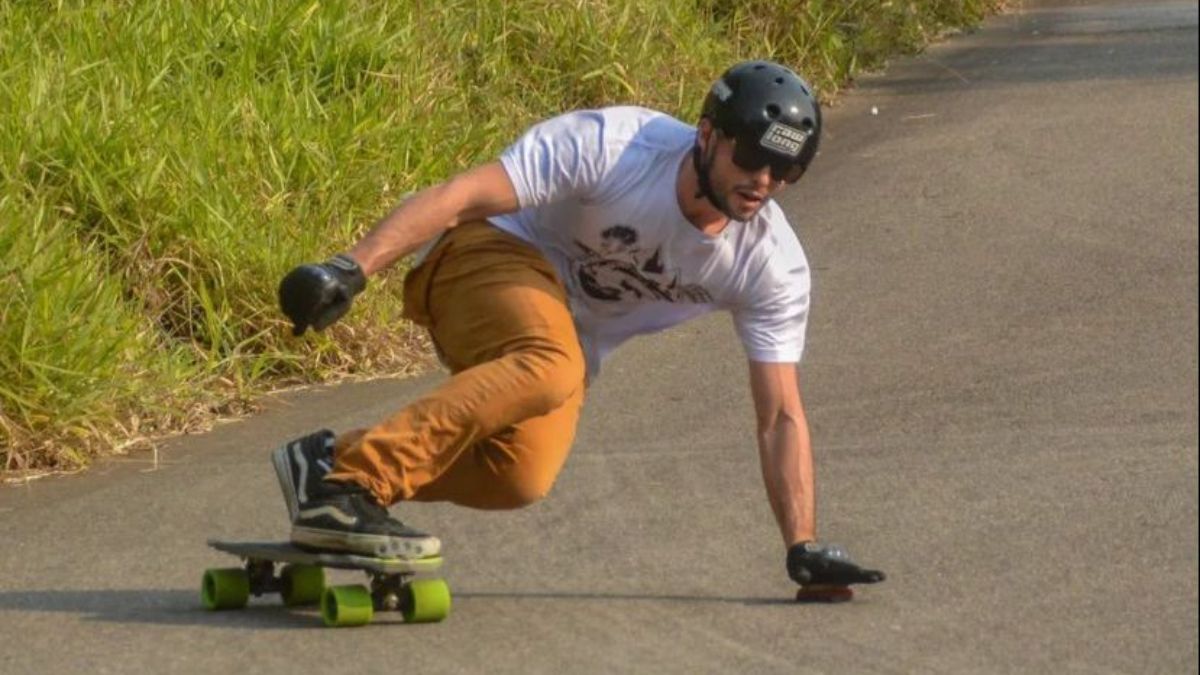 Skatista da modalidade downhill, Daniel Lara, é o entrevistado do Boa da Pan