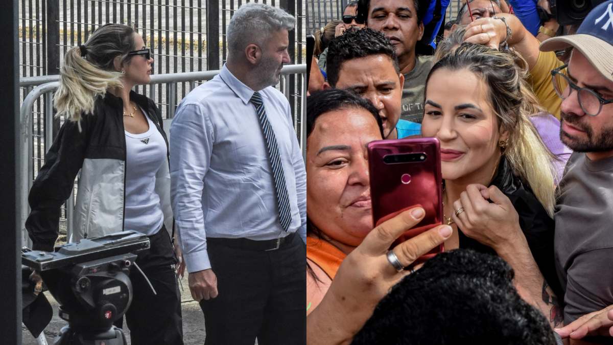 Deolane Bezerra comparece em fórum para assinar termo de alvará; veja fotos