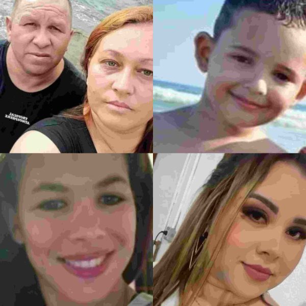 Macir, Solizete, Fernanda, Tais e Yago morreram no acidente na BR-280