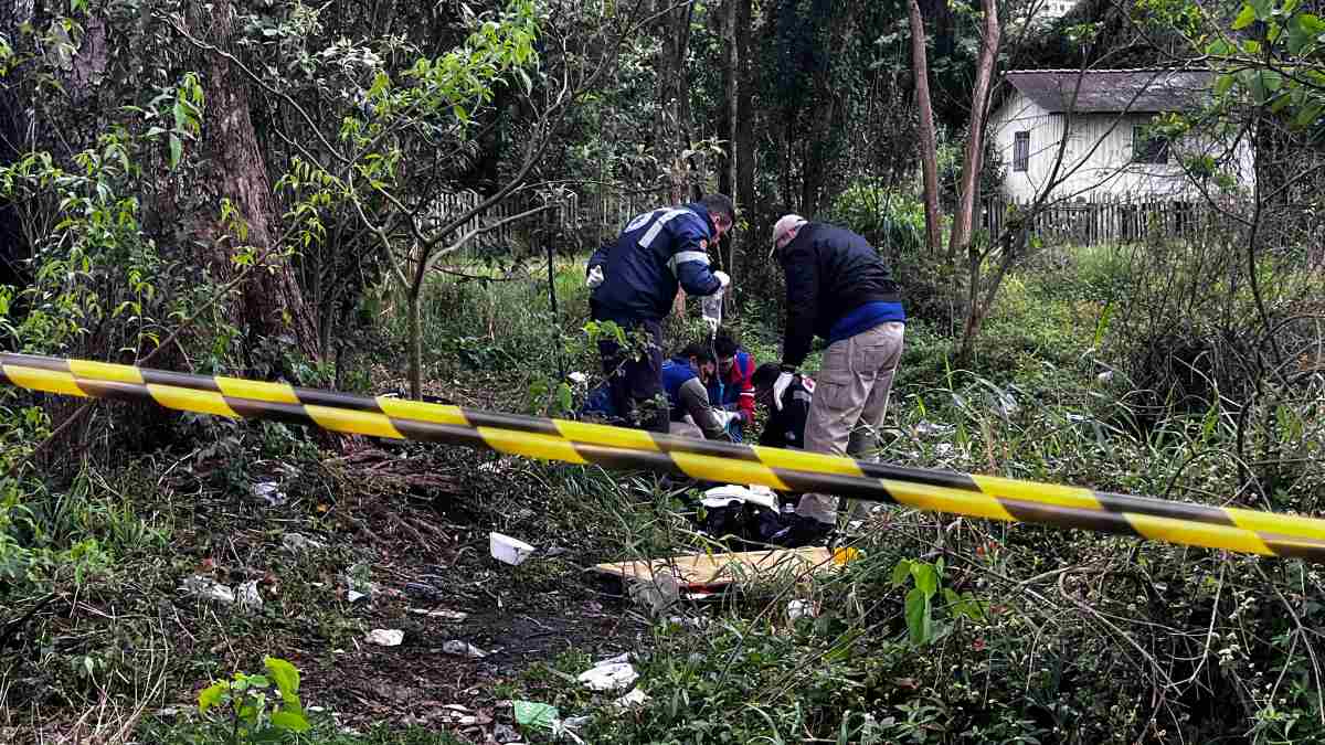 Homem é encontrado espancado após moradores ouvirem gritos em matagal, no PR