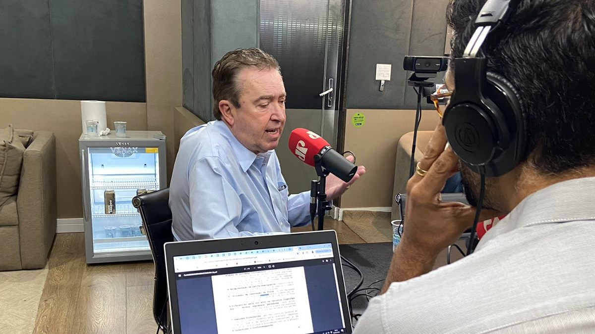 Luciano Ducci participa de sabatina na rádio Jovem Pan News