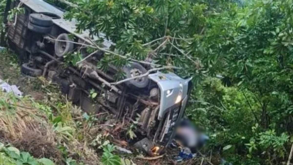 Ônibus com pacientes cai em ribanceira e deixa 4 mortos e mais de 10 feridos