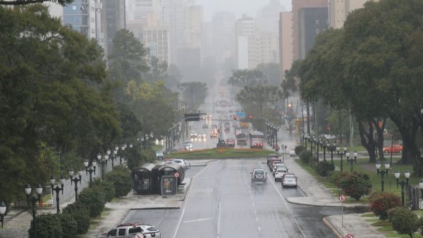 Frente fria em Curitiba