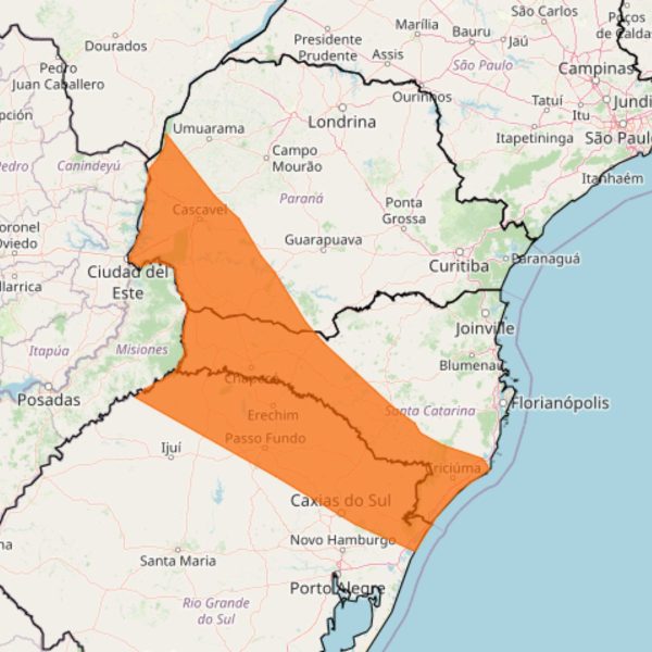 Previsão do tempo para Curitiba amanhã (20/09/2024), segundo o Climatempo