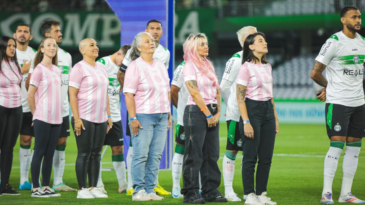 Camisa do Coritiba do Outubro Rosa