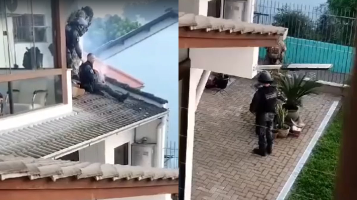 Vídeo mostra confronto entre atirador de Novo Hamburgo e policiais; veja