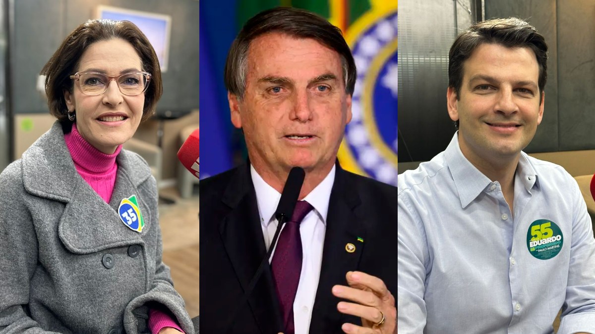 Cristina Graeml (PMN) e Eduarod Pimentel (PSD) comentaram possível vinda de Bolsonaro a Curitiba