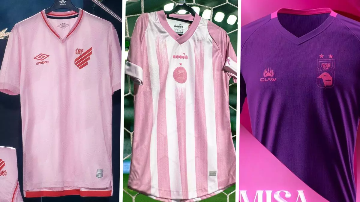 Athletico, Coritiba e Paraná lançam camisas do Outubro Rosa