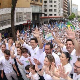 Campanha de Eduardo Pimentel em Curitiba