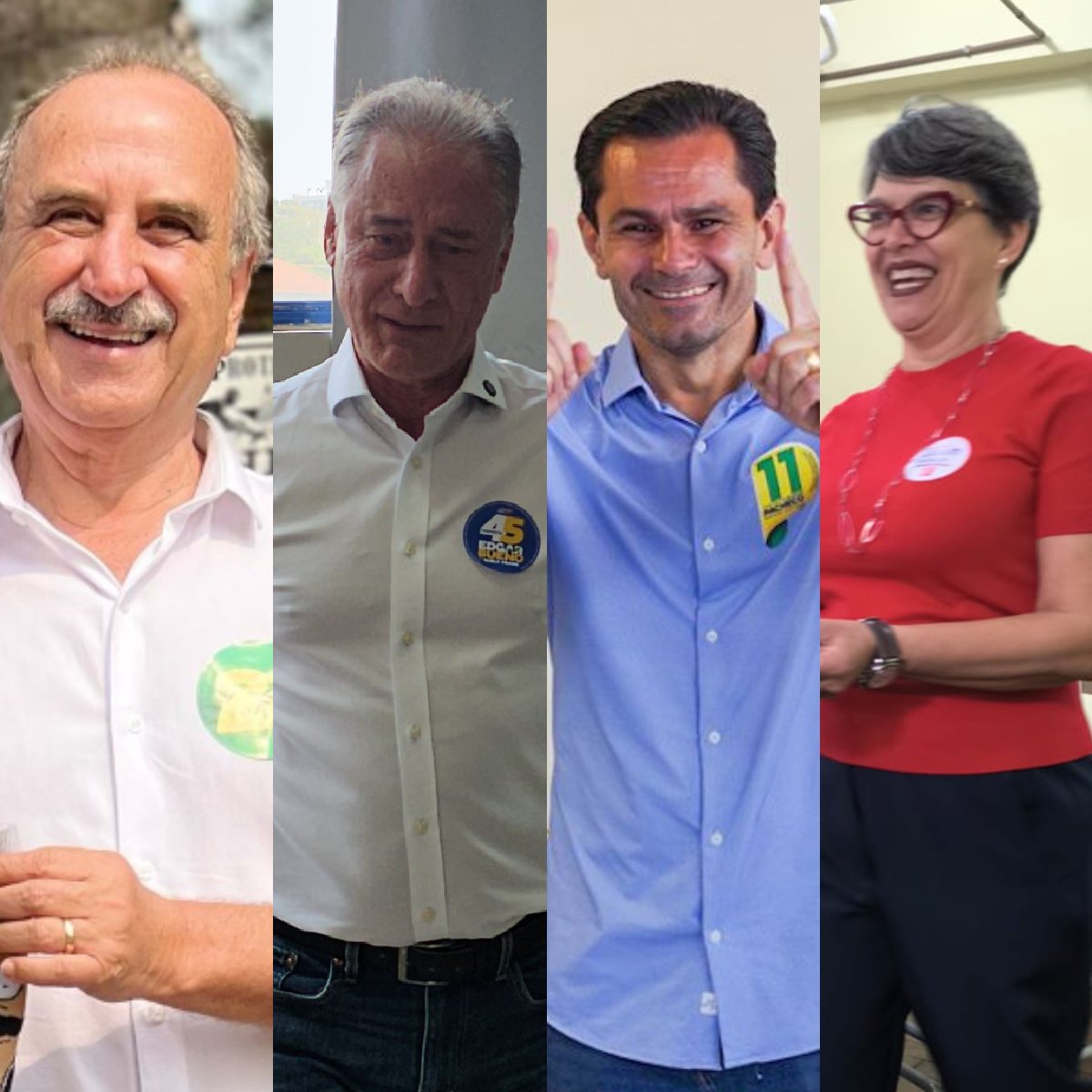 Candidatos à Prefeitura de Cascavel votaram neste domingo (6)