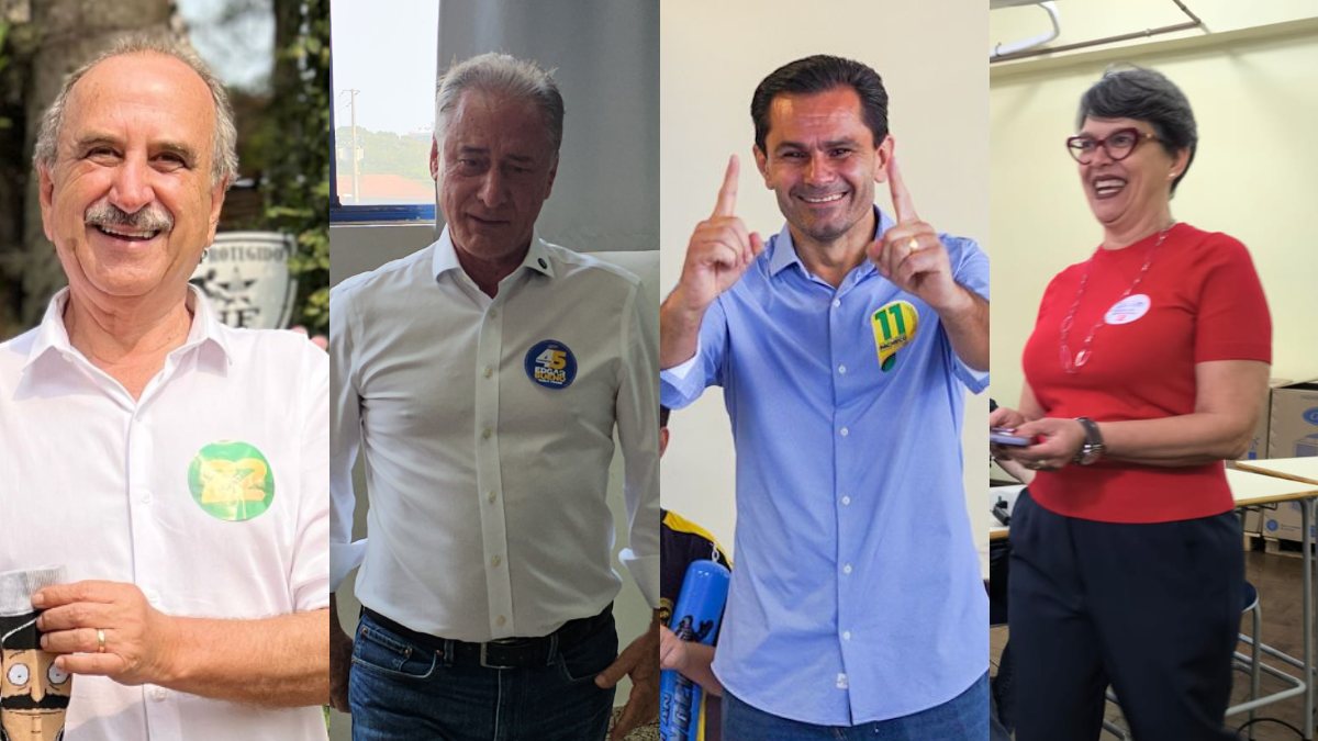 Candidatos à Prefeitura de Cascavel votaram neste domingo (6)