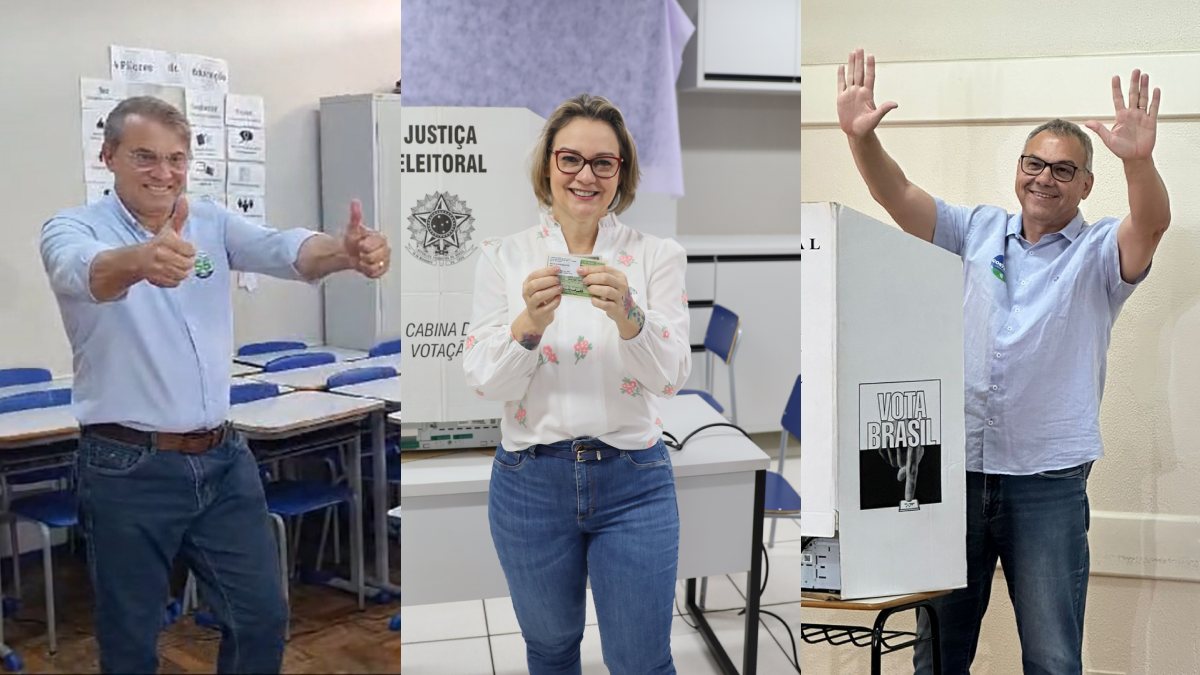 Candidatos à Prefeitura de Toledo votaram pela manhã no oeste do Paraná 