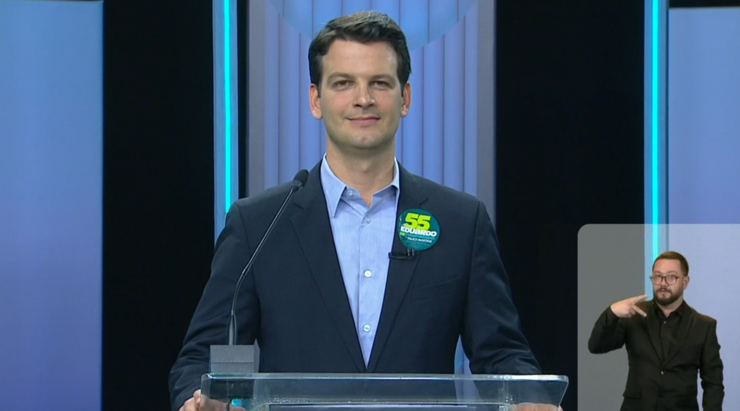 eduardo pimentel durante o debate da RPC