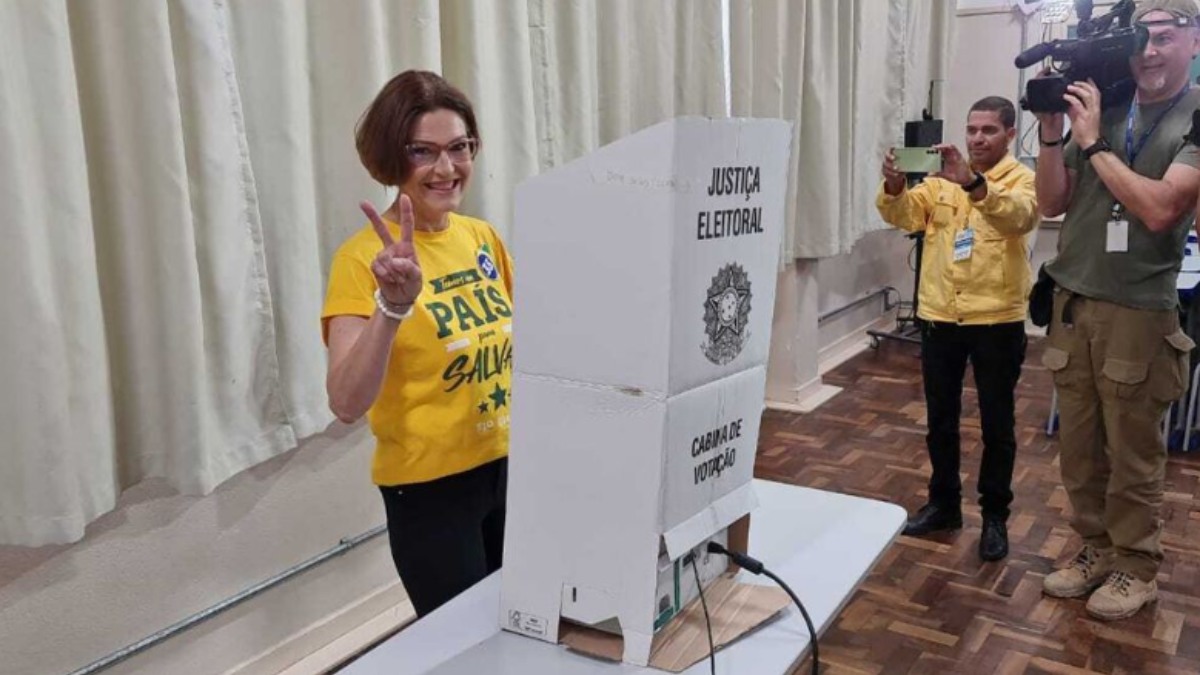 Cristina Graeml (PMB) confirmou voto em Curitiba no último domingo (6)