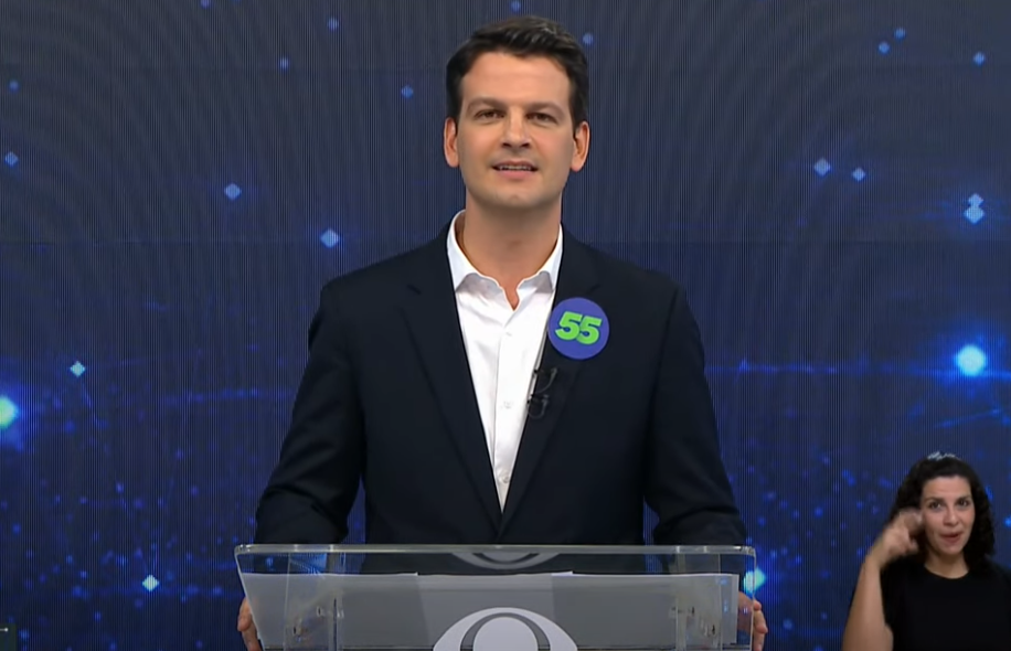 Eduardo Pimentel no debate da Band